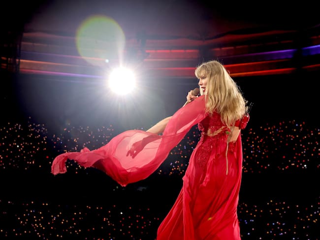 Taylor Swift durante The Eras Tour en Vancouver, en diciembre de 2024.