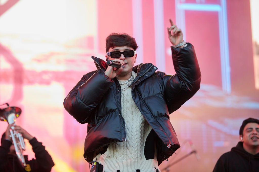 Gabito Ballesteros performs during the Flow Fest 2023 at Autodromo Hermanos Rodriguez on November 26, 2023 in Mexico City, Mexico. Jaime Nogales/Medios y Media/Getty Images