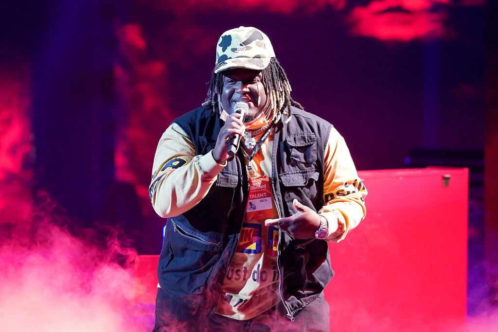 Sech performs during rehearsals at the BB&T Center in Sunrise, FL. Alexander Tamargo/Telemundo/NBCU Photo Bank via Getty Images