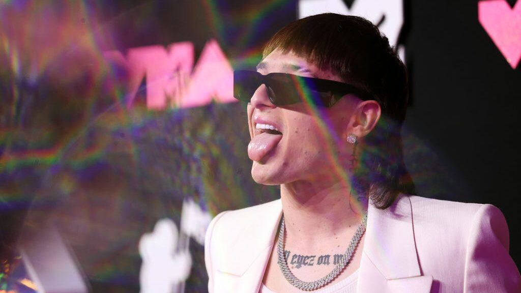 Peso Pluma attends the 2023 MTV Video Music Awards at Prudential Center on September 12, 2023 in Newark, New Jersey. Mike Coppola/Getty Images for MTV