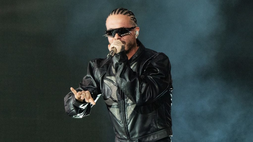 J Balvin performs onstage during Day 3 of the Coachella Valley Music & Arts Festival at Empire Polo Club on April 21, 2024 in Indio, California. Scott Dudelson/Getty Images for Coachella