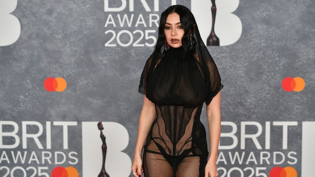 Charli xcx attends The BRIT Awards 2025 at Intercontinental London – The O2, on March 01, 2025 in London, England. (Jim Dyson/Getty Images)