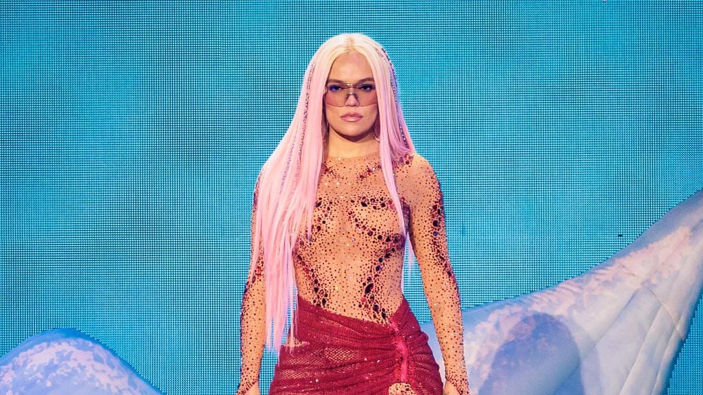 Karol G performs at Unipol Forum of Assago on June 25, 2024 in Milan, Italy. Sergione Infuso/Corbis via Getty Images