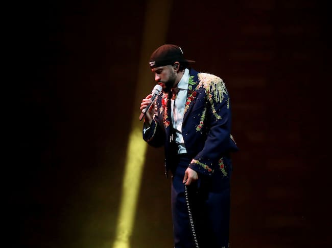 Bad Bunny performs during his Most Wanted Tour at Coliseo de Puerto Rico. Gladys Vega/Getty Images