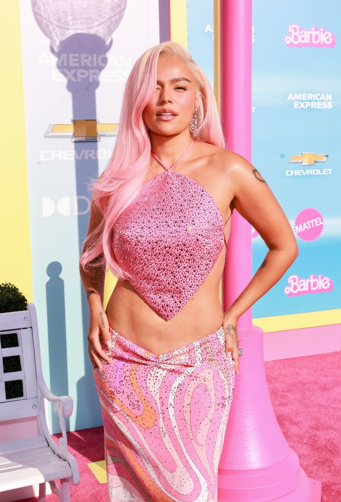 Karol G a the world premiere of «Barbie». Matt Winkelmeyer/Getty.