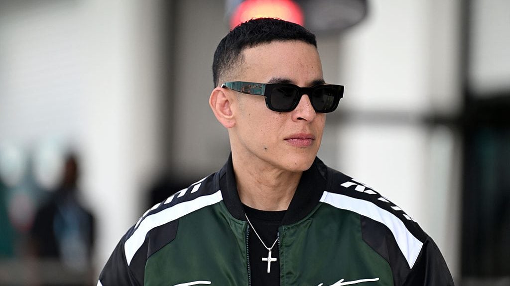 Daddy Yankee in the Pitlane during previews ahead of the F1 Grand Prix of Miami at Miami International Autodrome on May 01, 2025 in Miami, Florida. Mark Sutton – Formula 1/Formula 1 via Getty Images