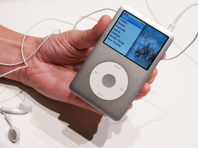 iPod Classic el 5 de septiembre de 2007 en Londres, Inglaterra.