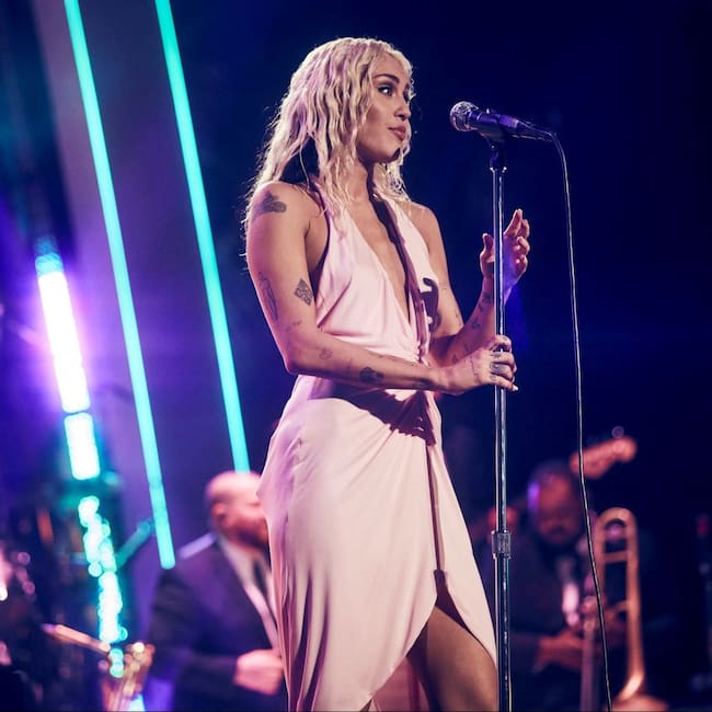 Miley Cyrus at Miley New Years Eve Party. Vijat Mohindra/Getty Images.