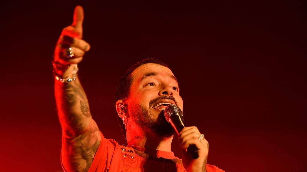 J Balvin performs onstage during the F1 Grand Prix of Las Vegas on November 18, 2023 in Las Vegas, Nevada. Mindy Small – Formula 1/Formula 1 via Getty Images