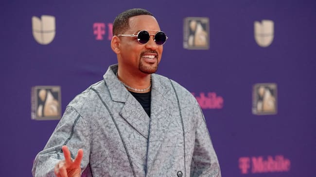 MIAMI, FLORIDA – FEBRUARY 20: Will Smith attends the red carpet during Univision’s 37th Premio Lo Nuestro Awards at Kaseya Center on February 20, 2025 in Miami, Florida. (Photo by Ivan Apfel/WireImage)