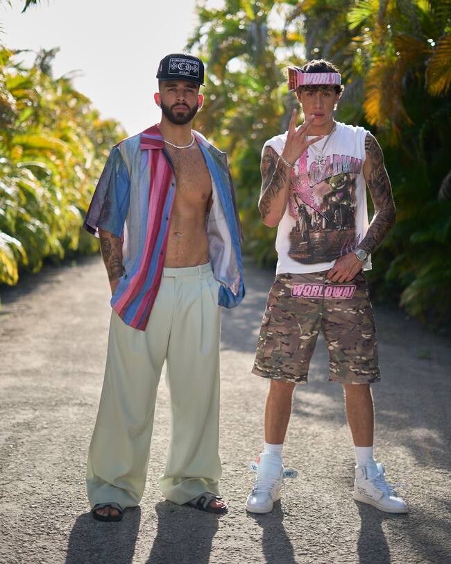 Imagen promocional de 'La Guaracha (Oh Oh Oh)', la nueva canción de Manuel Turizo y Martin White.