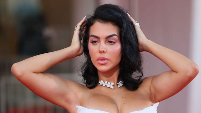 Georgina Rodriguez attends the «Diva E Donna» Prize red carpet during the 81st Venice International Film Festival on September 3, 2024 in Venice, Italy. Lacroix/FilmMagic