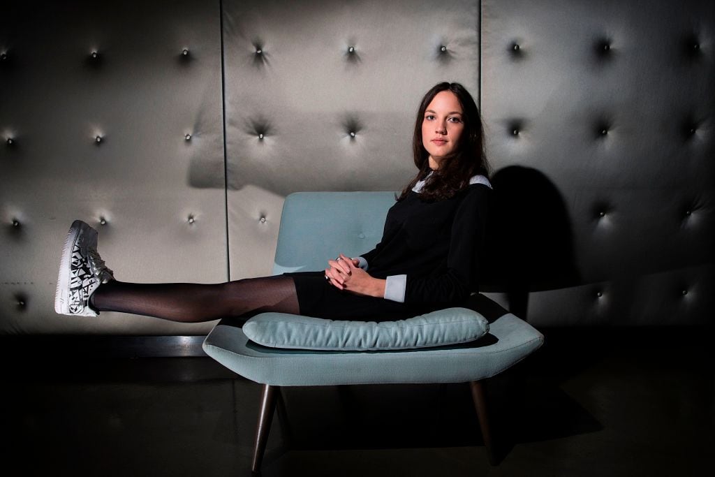 Jain poses in Paris on October 26, 2015. Joël Saget/Getty.