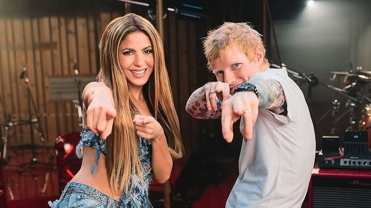 La razón por la que Ed Sheeran acompañará a Shakira en los conciertos del Las Mujeres Ya No Lloran Tour
