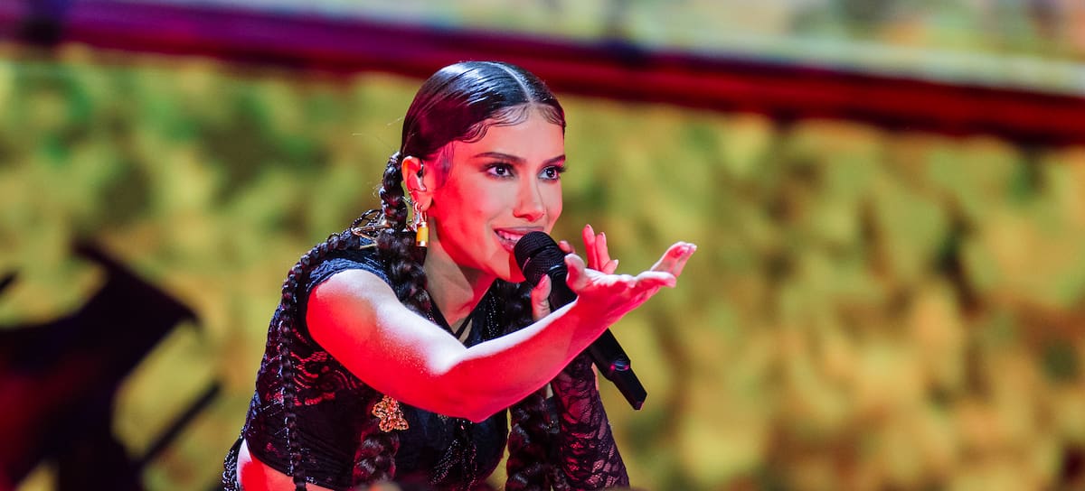 Anitta toca en el "After Hours til Dawn" Tour en elMorumBIS Stadium el 30 de abril de 2026 en São Paulo, Brazil.