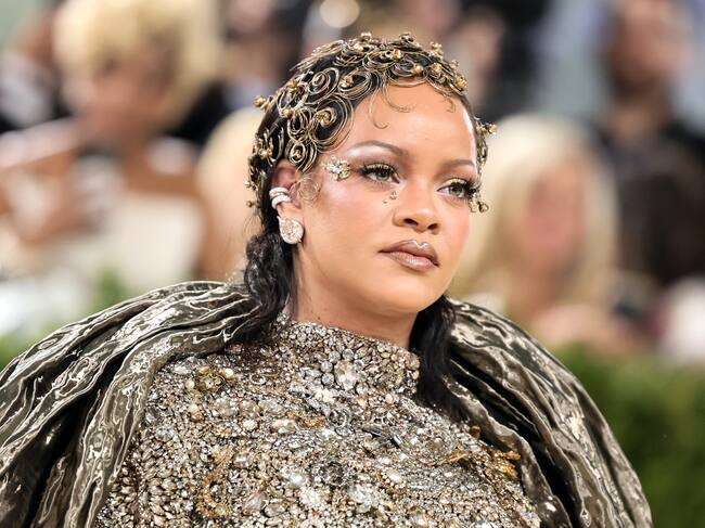 NEW YORK, NEW YORK - MAY 04: Rihanna attends the 2026 Met Gala celebrating "Costume Art" at the Metropolitan Museum of Art on May 04, 2026 in New York City. (Photo by Theo Wargo/FilmMagic)