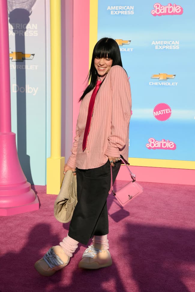 Billie Eillish at the World Premiere of «Barbie». Jon Kopaloff/Getty.