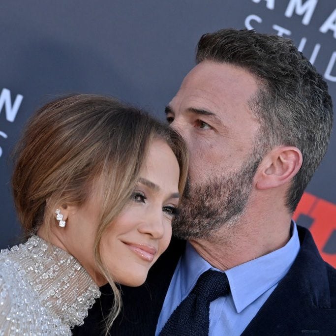 Jennifer Lopez and Ben Affleck attend the Amazon Studios' World Premiere of "AIR" at Regency Village Theatre on March 27, 2023 in Los Angeles, California. Axelle/Bauer-Griffin/FilmMagic