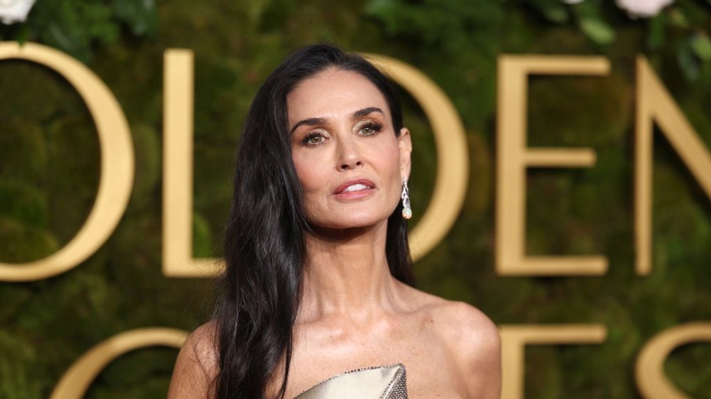 Demi Moore attends the 82nd Annual Golden Globe Awards at The Beverly Hilton on January 05, 2025 in Beverly Hills, California. Matt Winkelmeyer/WireImage