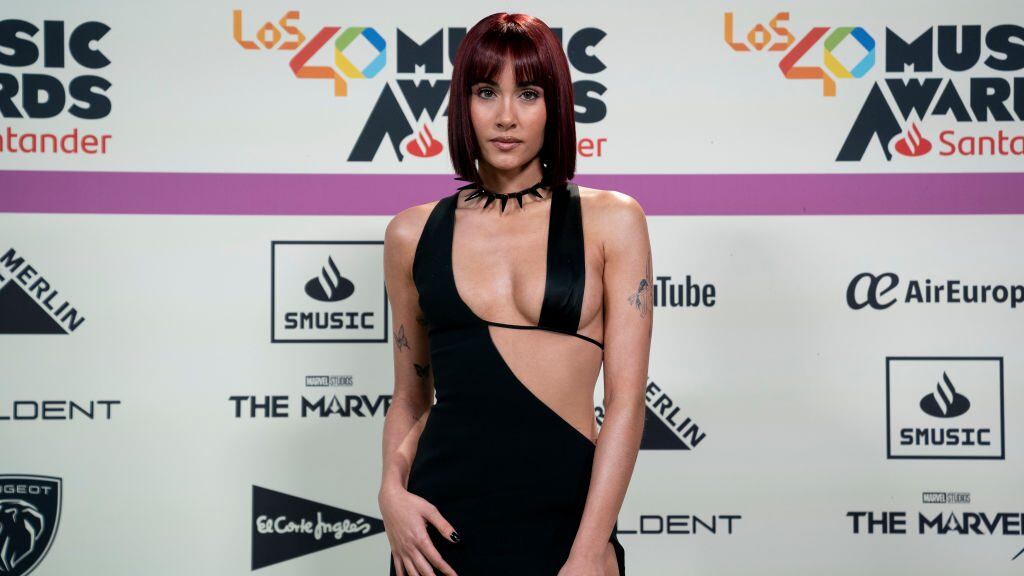 Aitana poses during the photocall of the 40 Music Awards 2023, at the Wizink Center, on November 3, 2023, in Madrid, Spain. A. Perez Meca/Europa Press via Getty Images