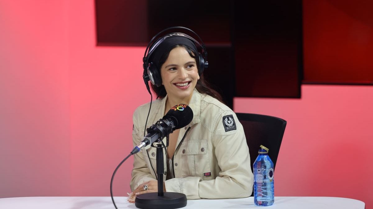 Rosalía visita LOS40 en su programa ANDA YA en Madrid, España para presentar LUX / Mara Sanz