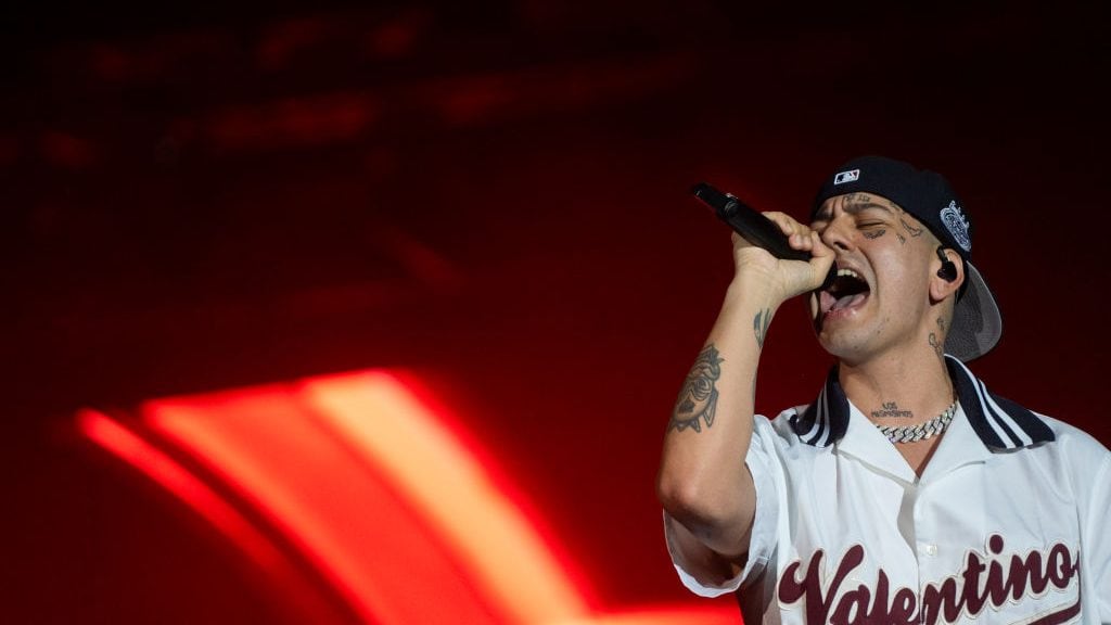 Duki performs during the first night of the BigSound Festival 2023, in Valencia, Comunidad Valenciana, Spain. Jorge Gil / Europa Press via Getty Images