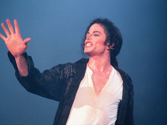Michael Jackson performs live on stage, Jerudong Park, Brunei, July 16 1996. Phil Dent/Redferns