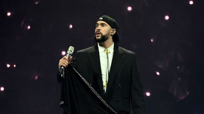 Bad Bunny performs at KFC YUM! Center on April 22, 2024 in Louisville, Kentucky. Stephen J. Cohen/Getty Images