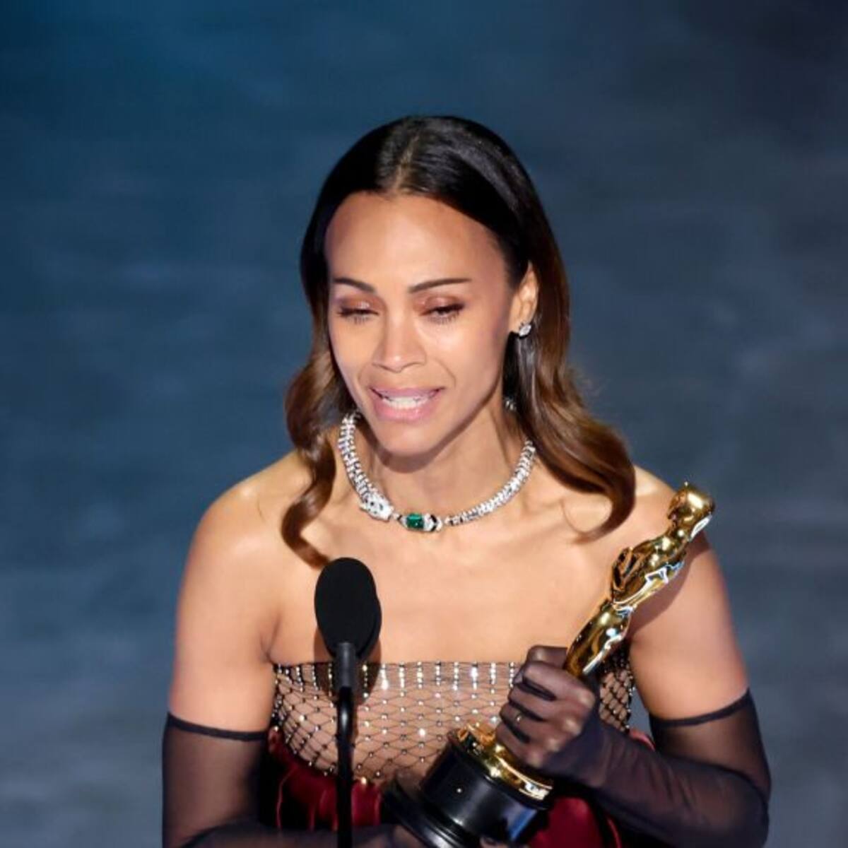 Zoe Saldaña Snubs Karla Sofía Gascón in Oscars Speech, Dedicates Win to Migrants