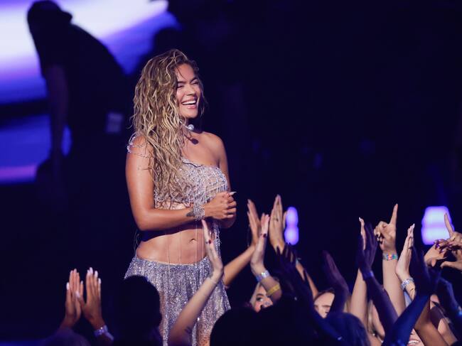 Karol G, recipient of the International Artist Award of Excellence at the 52nd American Music Awards, from the MGM Grand Las Vegas, on Monday, May 25, 2026.
