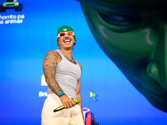 Feid performs live on stage during the 5th Lollapalooza Paris Festival on July 19, 2025 in Paris, France. Kristy Sparow/Getty Images