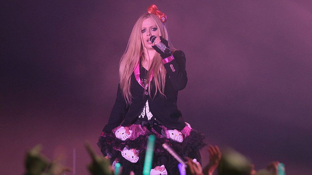 Avril Lavigne performs live at Olympic Hall on February 19, 2014 in Seoul, South Korea. (Chung Sung-Jun/Getty Images)