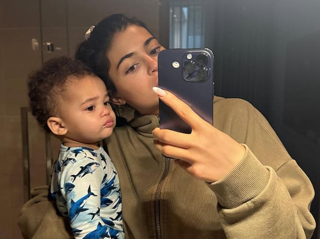 Kylie Jenner and her son, Aire / Instagram