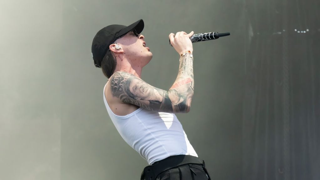 Peso Pluma performs during the 2024 Governors Ball at Flushing Meadows Corona Park on June 09, 2024 in New York City. Astrida Valigorsky/Getty Images