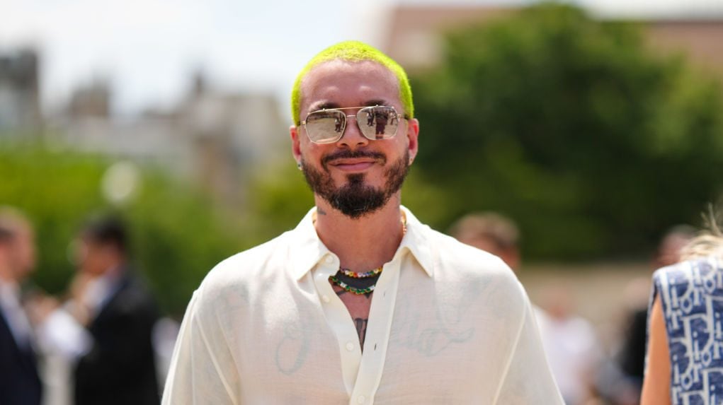 J Balvin is seen outside Dior, during the Menswear Spring Summer 2024 as part of Paris Fashion Week on June 23, 2023 in Paris, France. Edward Berthelot/Getty Images
