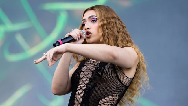 Villano Antillano performs on stage during day 3 of Primavera Sound Madrid 2023. Aldara Zarraoa / WireImage