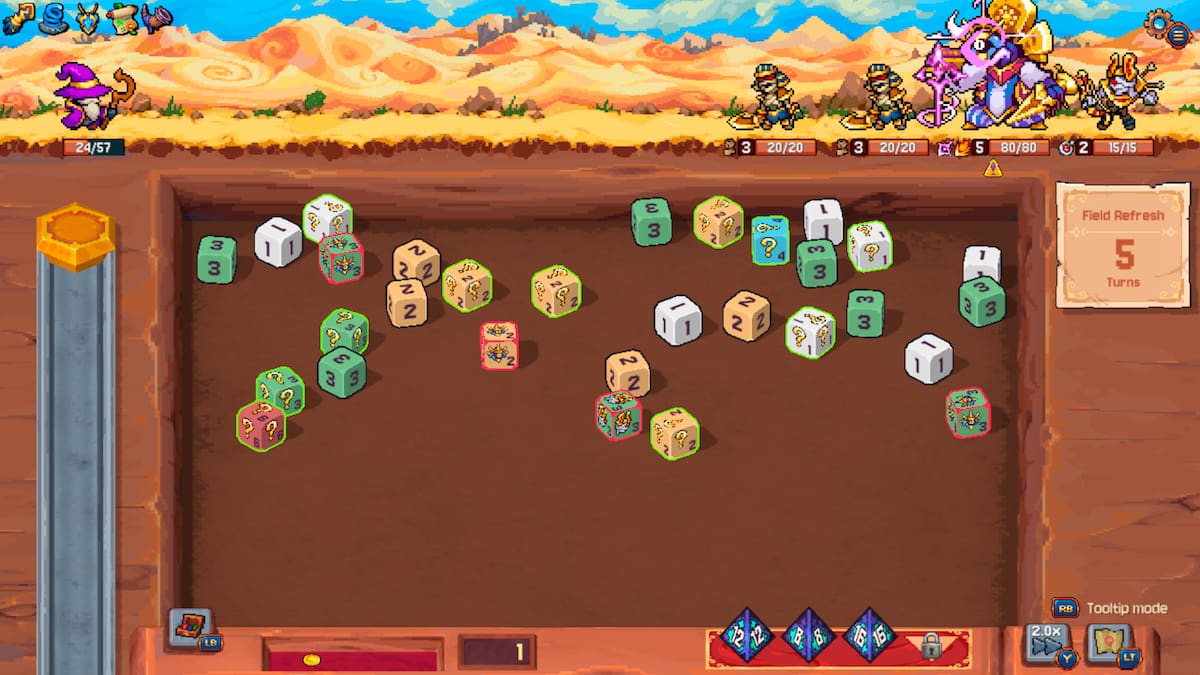 Rune Dice: análisis de un juego tipo puzzle con toda la magia de la simplicidad del pixel art
