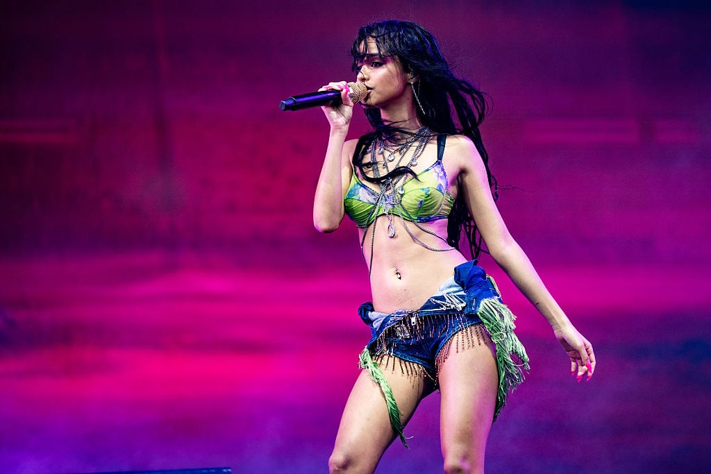 Tyla performs during the 2025 Coachella Valley Music And Arts Festival Weekend 2 – Day 1 on April 18, 2025 in Indio, California. Timothy Norris/Getty Images for Coachella