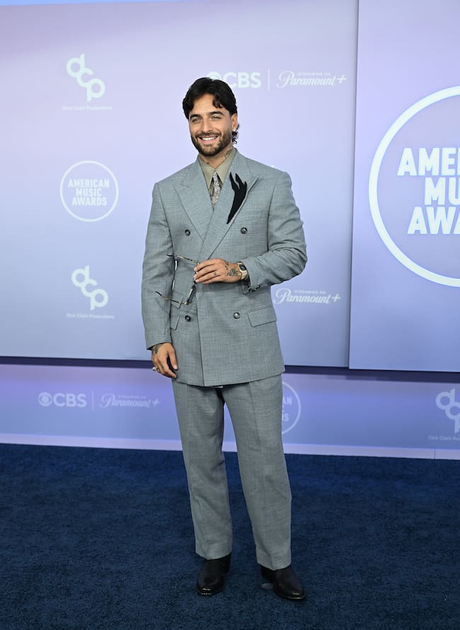 LAS VEGAS, NEVADA - MAY 25: EDITORIAL USE ONLY. Maluma attends the 52nd American Music Awards at MGM Grand Garden Arena on May 25, 2026 in Las Vegas, Nevada. (Photo by Denise Truscello/WireImage)