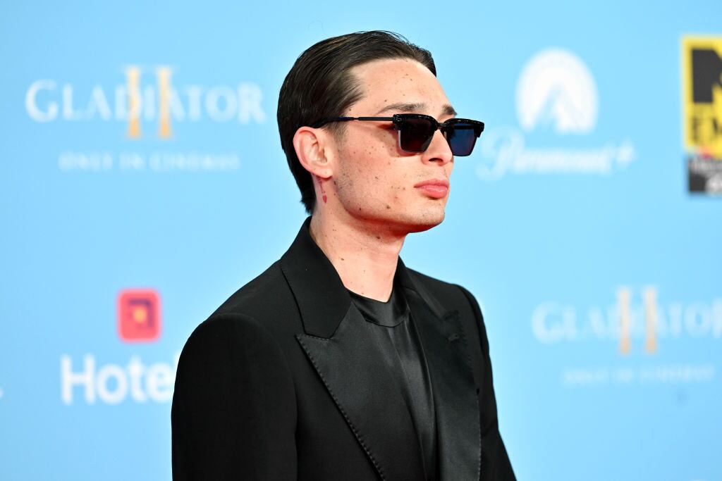 Peso Pluma attends the MTV EMAs 2024 held at Co-op Live on November 10, 2024 in Manchester, England. Anthony Devlin/Getty Images for Paramount