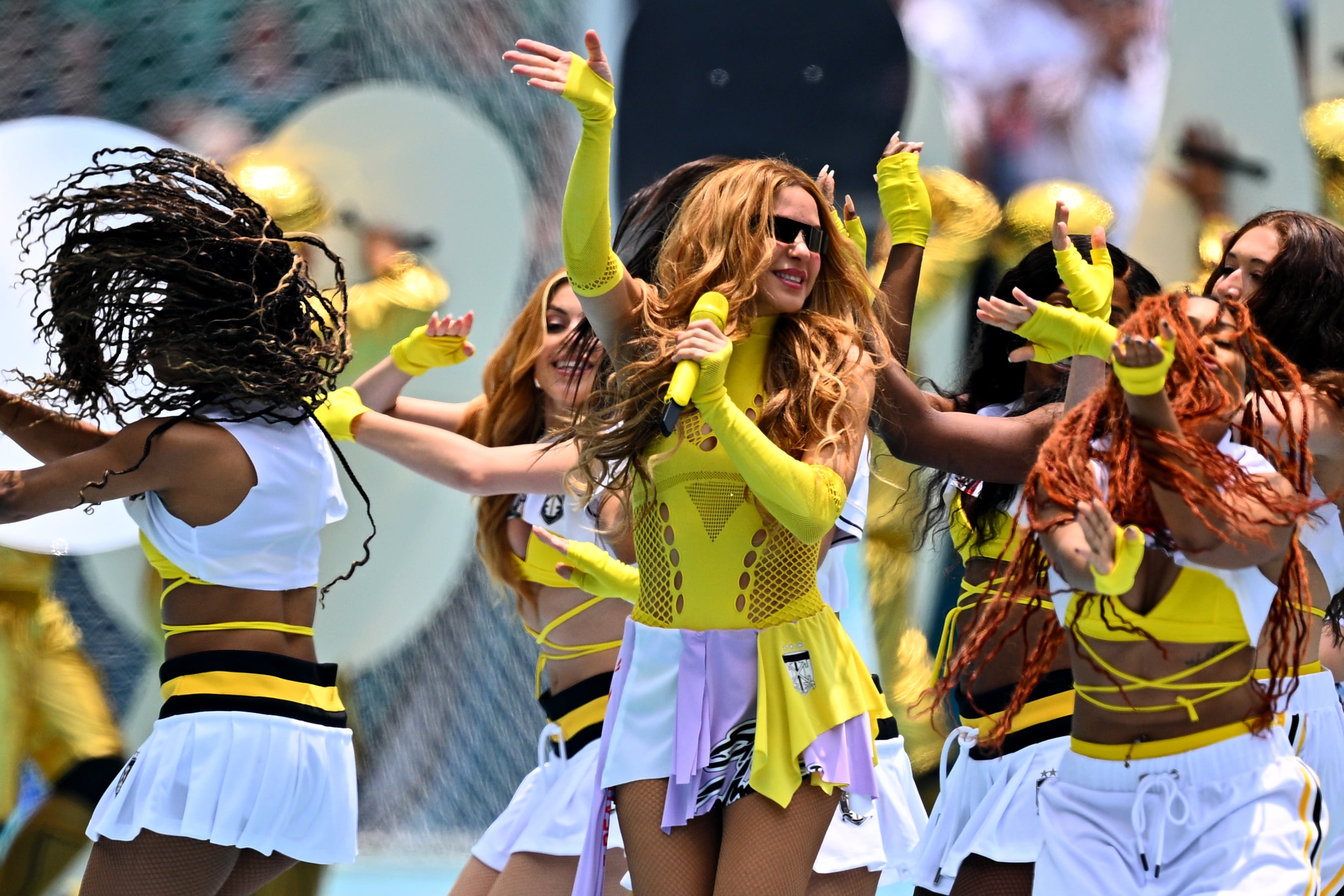 Shakira actúa durante la ceremonia inaugural previa al partido del Grupo A de la Copa Mundial de la FIFA 2026 entre México y Sudáfrica, celebrado en el Estadio de la Ciudad de México el 11 de junio de 2026 en la Ciudad de México, México.