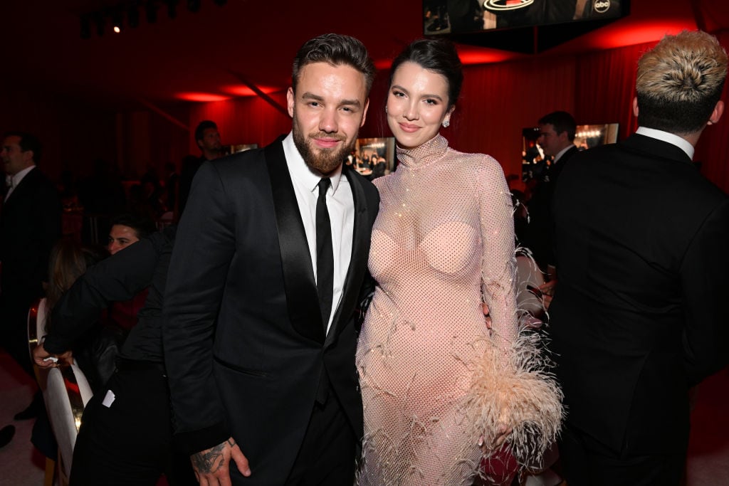 Liam Payne and Maya Henry attend the Elton John AIDS Foundation’s 30th Annual Academy Awards Viewing Party on March 27, 2022 in West Hollywood, California. Michael Kovac/Getty Images for Elton John AIDS Foundation