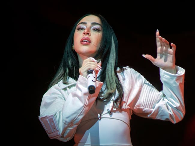 Nicki Nicole performs during a concert at Pepsi Center WTC on November 2, 2023 in Mexico City, Mexico. Jaime Nogales/Medios y Media/Getty Images