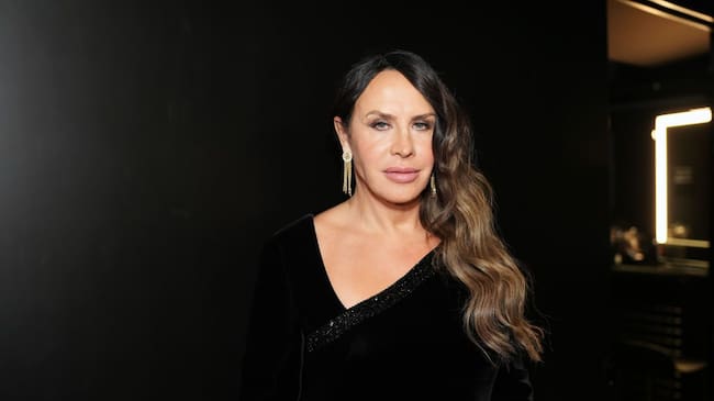 Karla Sofía Gascón en un los Premios César 2025 en Francia. Getty Images