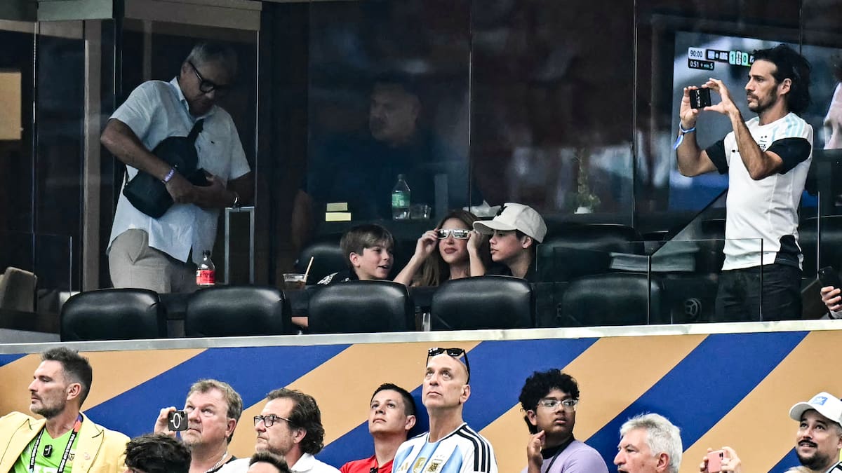 El video de la ovación a Shakira en el partido de Argentina y su mensaje a Lionel Messi