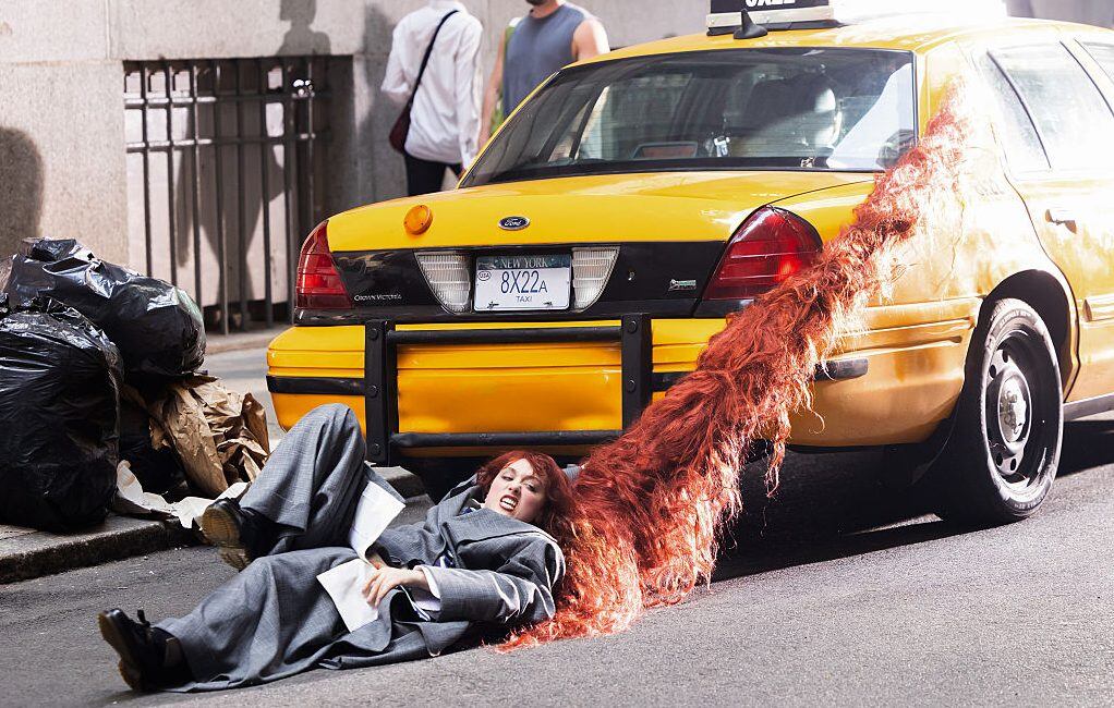 Chappell Roan is seen shooting a new music video on July 08, 2025 in New York City. (Bauer-Griffin/Getty Images)
