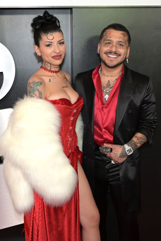 Cazzu and Christian Nodal at The Latin Recording Academy’s 2022. Manny Hernandez/Getty.