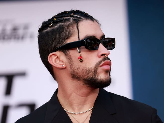 Bad Bunny attends the Los Angeles premiere of «Bullet Train» at the Regency Village theatre in Westwood, California, August 1, 2022. Michael Tran / AFP via Getty Images
