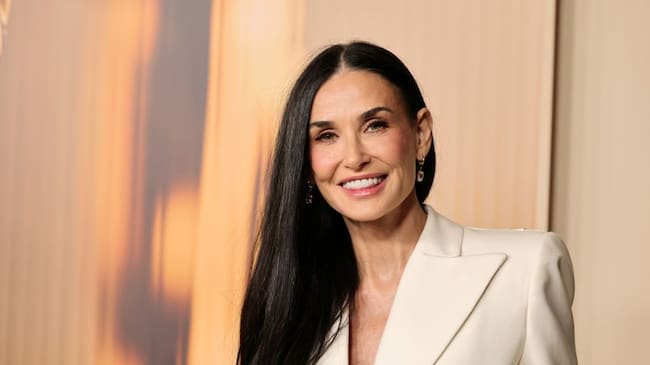 Demi Moore attends the 97th Annual Oscars Nominees Dinner at the Academy Museum of Motion Pictures on February 25, 2025 in Los Angeles, California. Emma McIntyre/WireImage