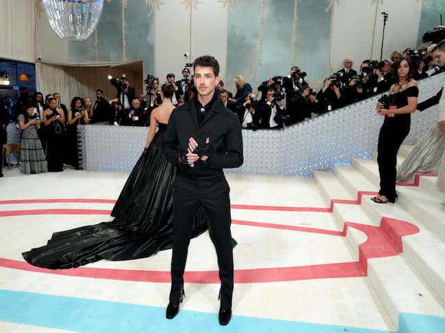 Manu Rios attends the 2023 Met Gala Celebrating «Karl Lagerfeld: A Line Of Beauty» at Metropolitan Museum of Art on May 01, 2023 in New York City. Jeff Kravitz/FilmMagic